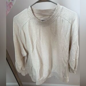 Aerie Cream Pullover Sweatshirt